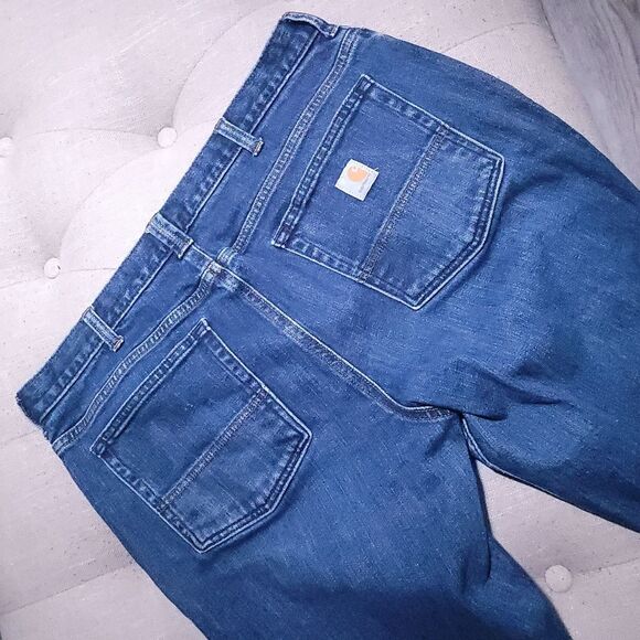 Carhartt Rugged Flex Loose Fit Jean BD2731-W Women’s Size 14 Work Outdoors - Picture 5 of 15